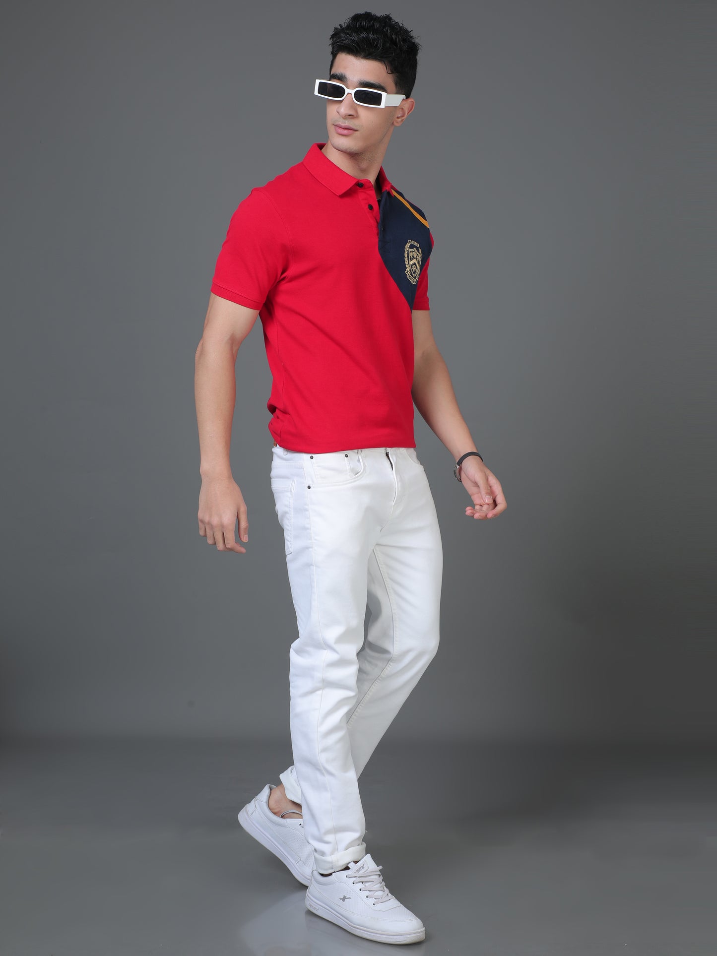 Madrasis Polo Tees - Brit Red