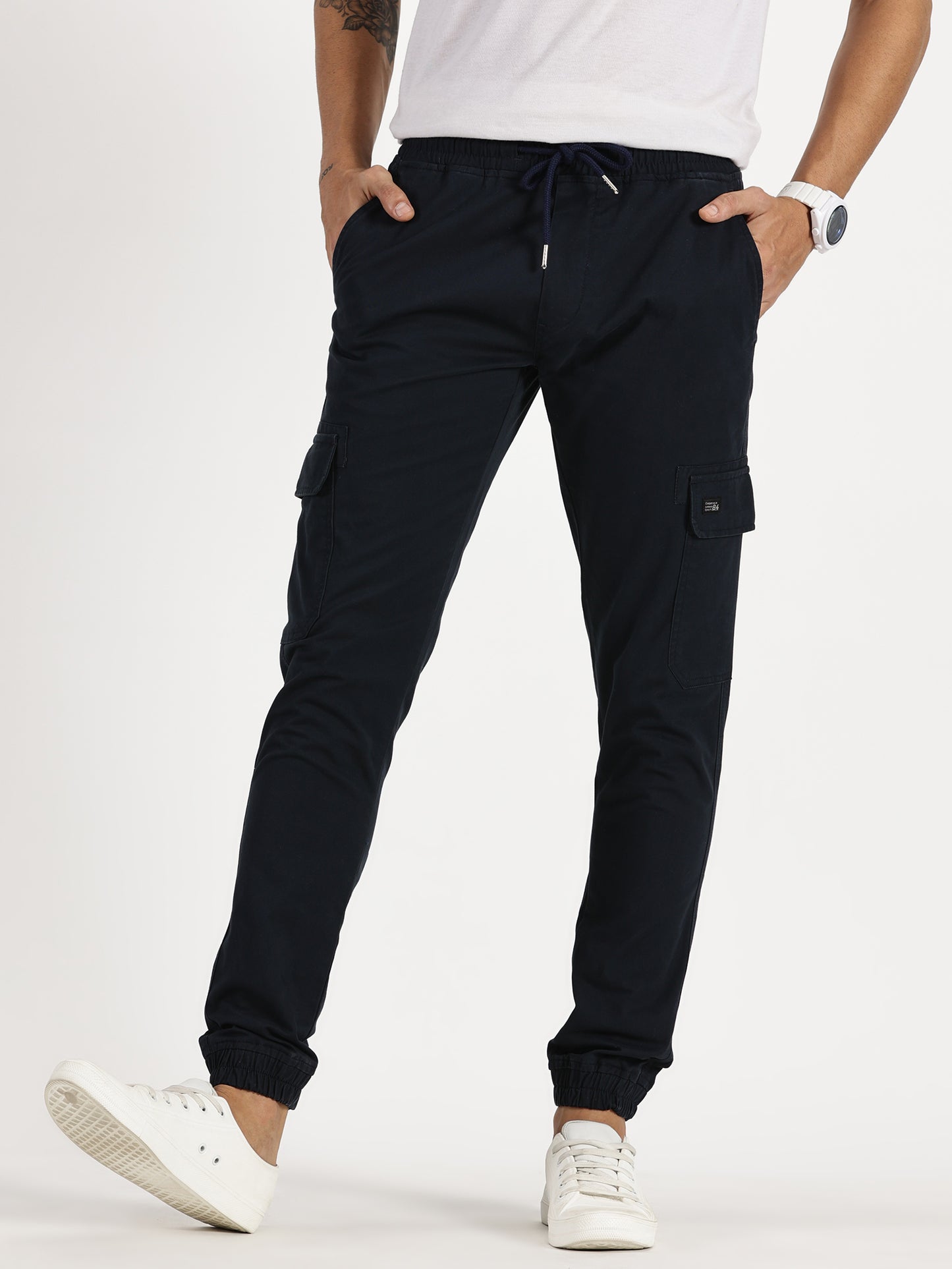 Men's Cargo Joggers - Dark