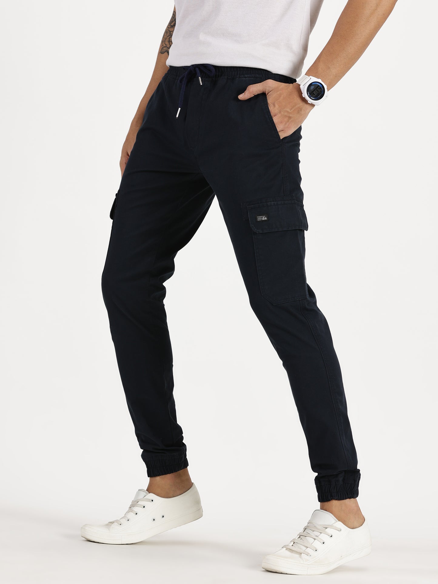 Men's Cargo Joggers - Dark
