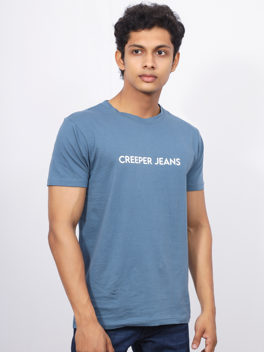 Creeper Crewcial Tee - Azure