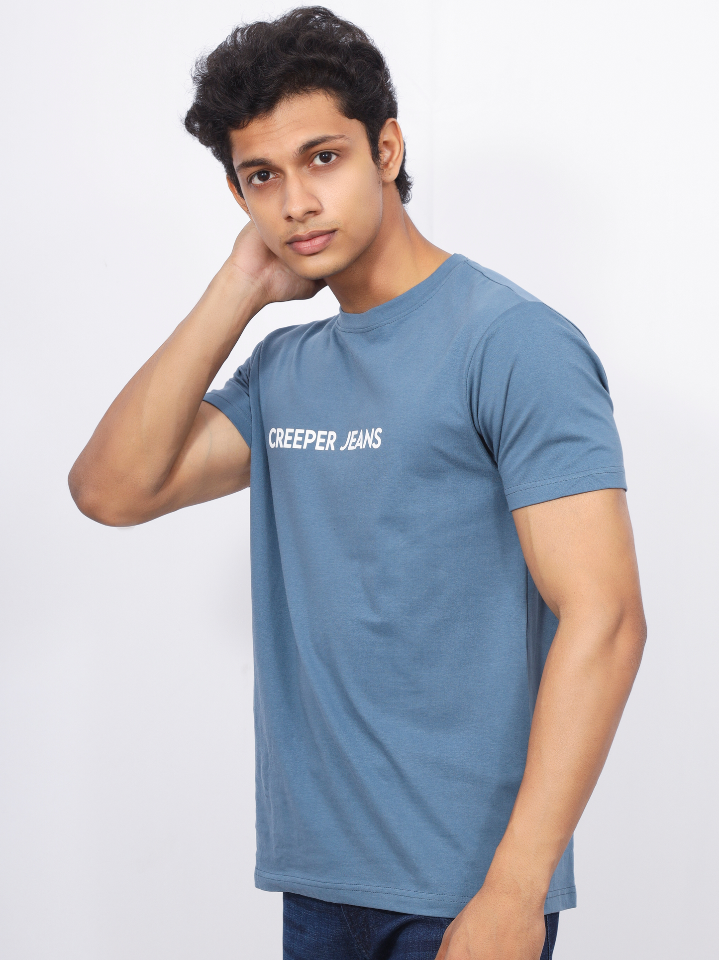 Creeper Crewcial Tee - Azure