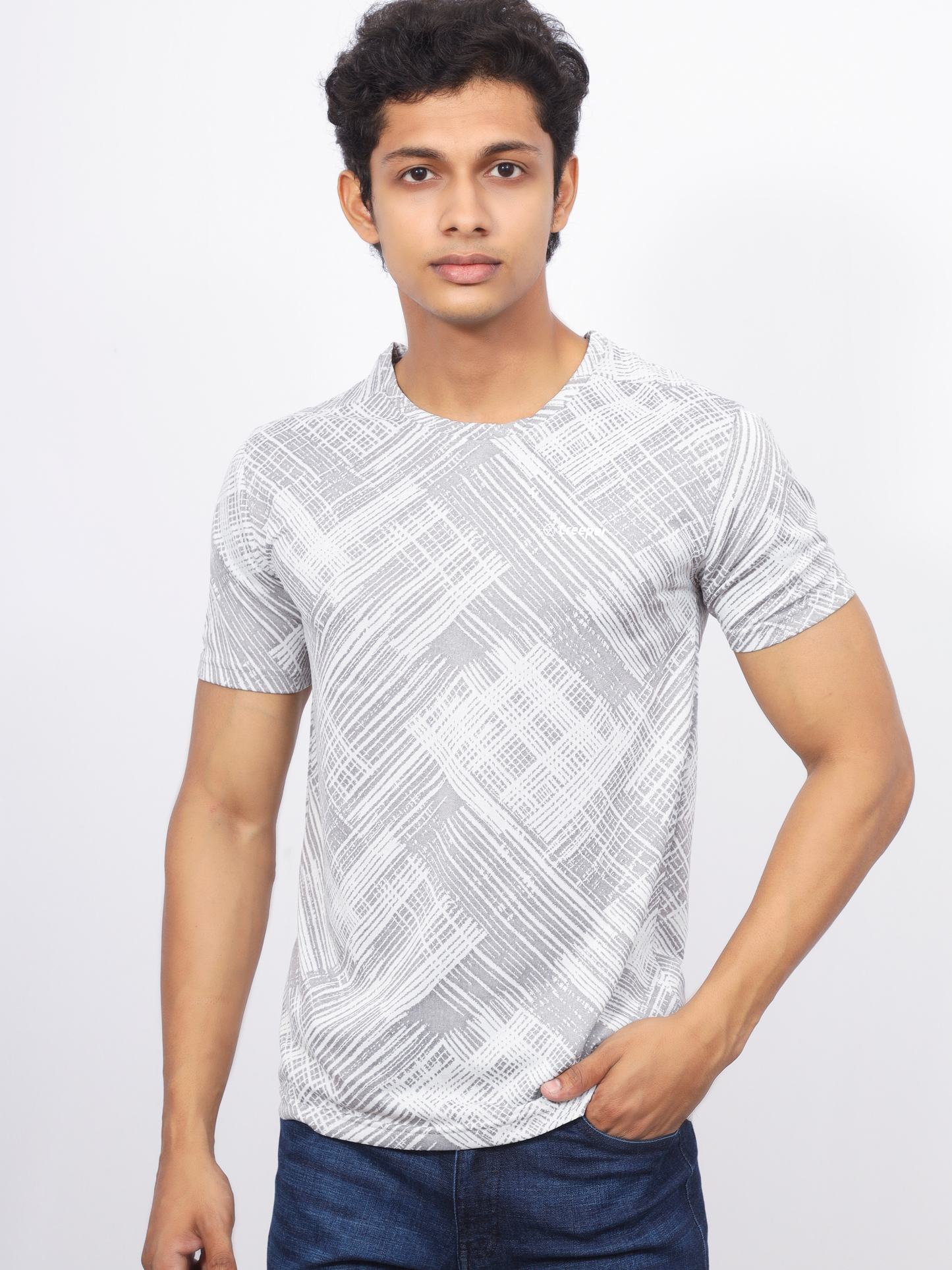 Move-With-You Active Tee - Abstract