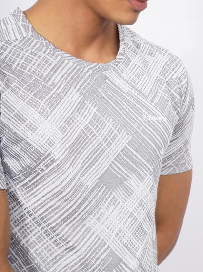 Move-With-You Active Tee - Abstract