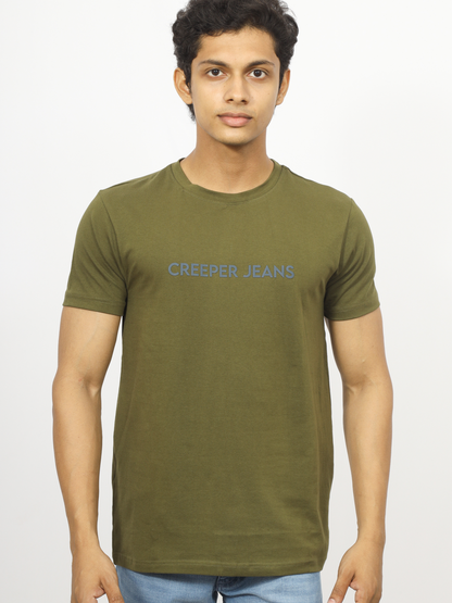 Creeper Crewcial Tee - Chartreuse