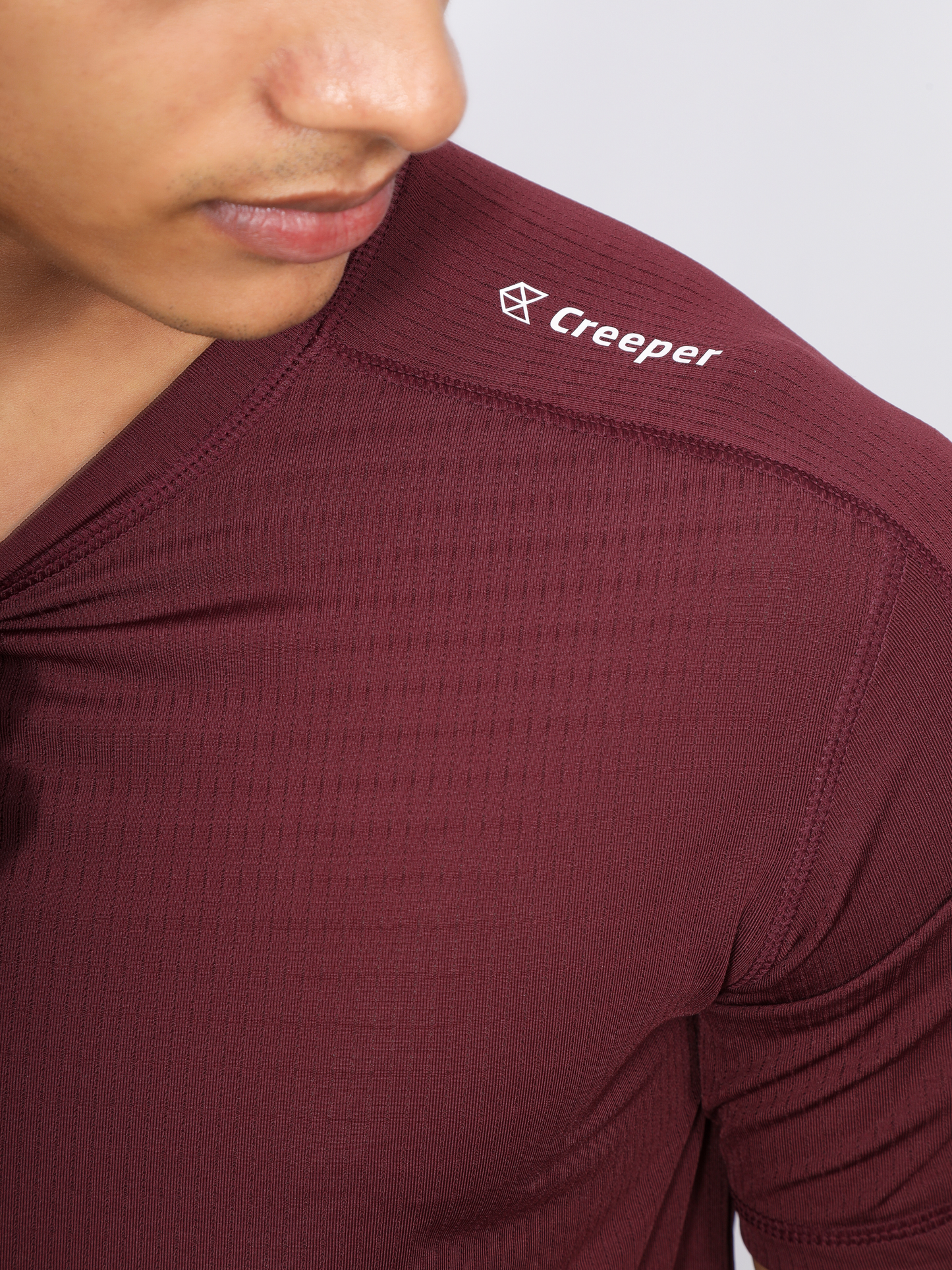 Move-With-You Active Tee - Maroon