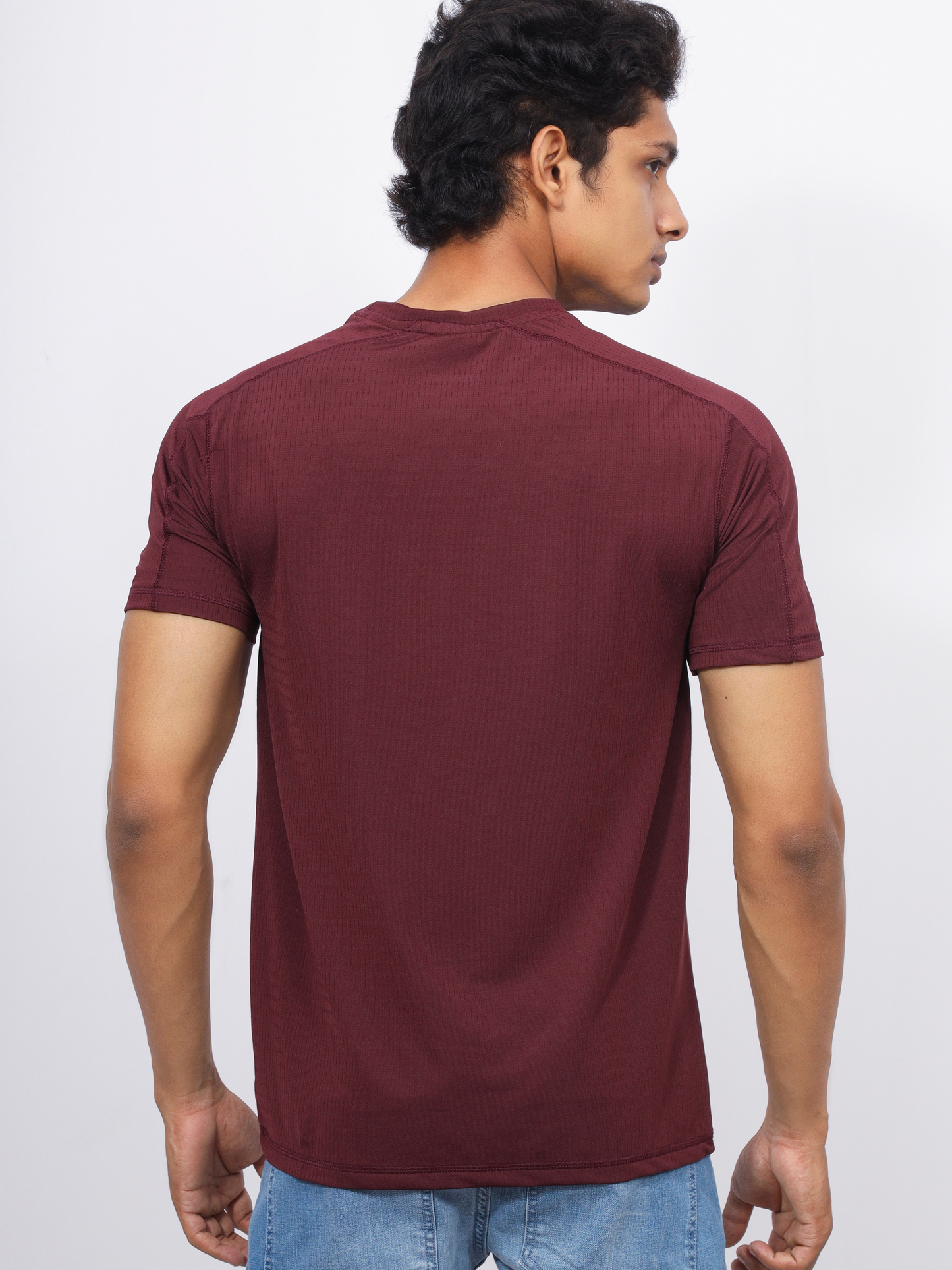 Move-With-You Active Tee - Maroon