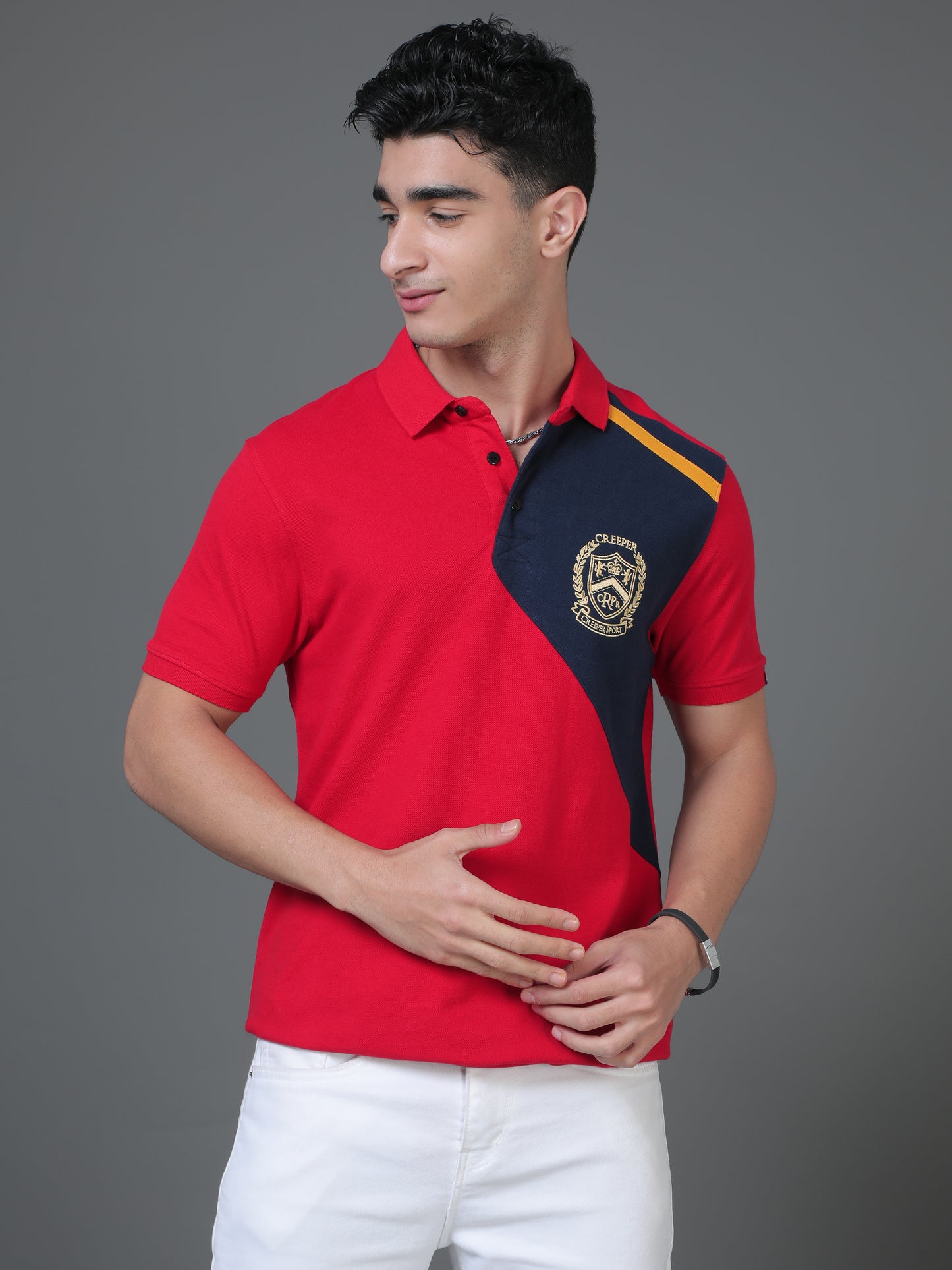 Madrasis Polo Tees - Brit Red