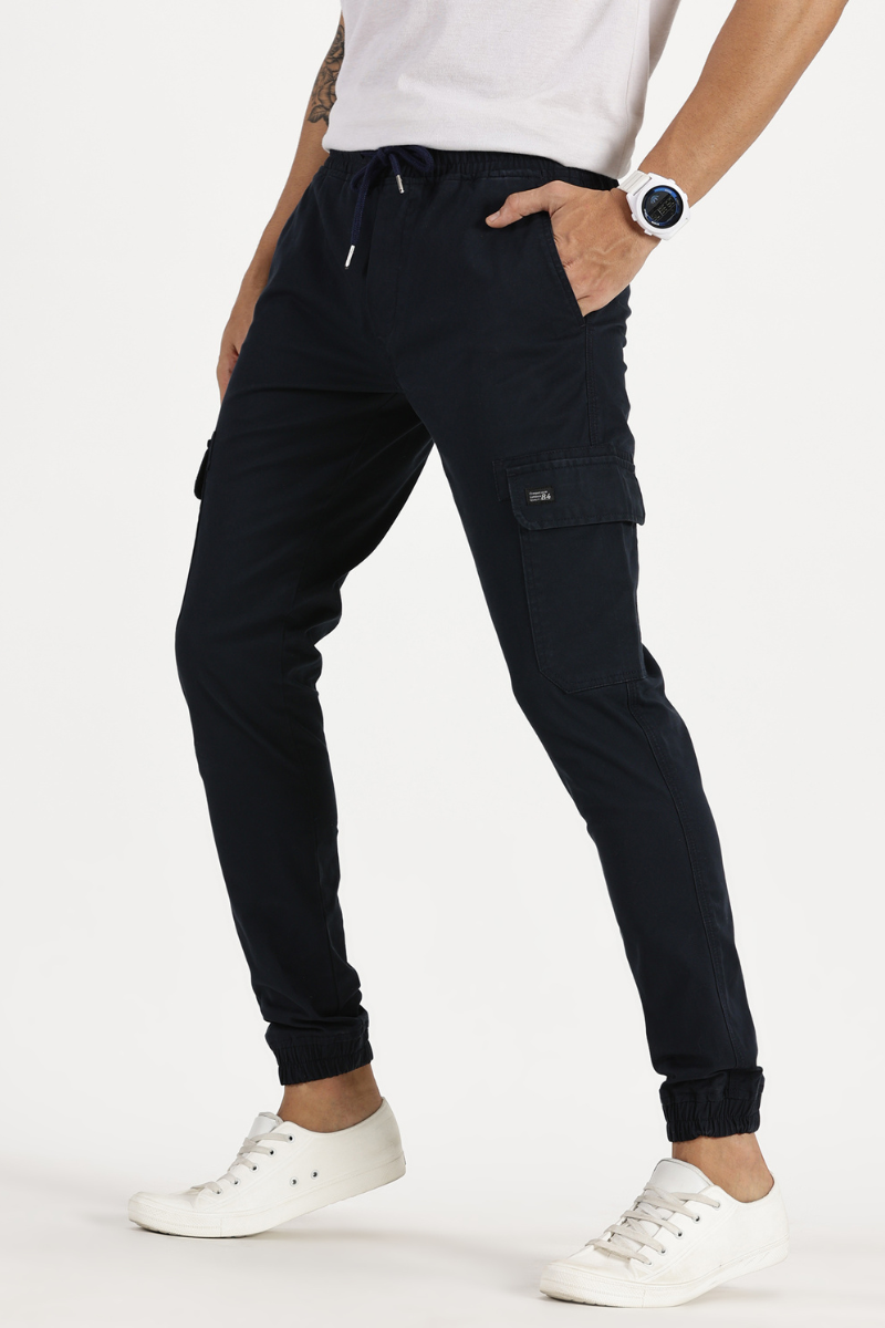 Men's Cargo Joggers - Navie