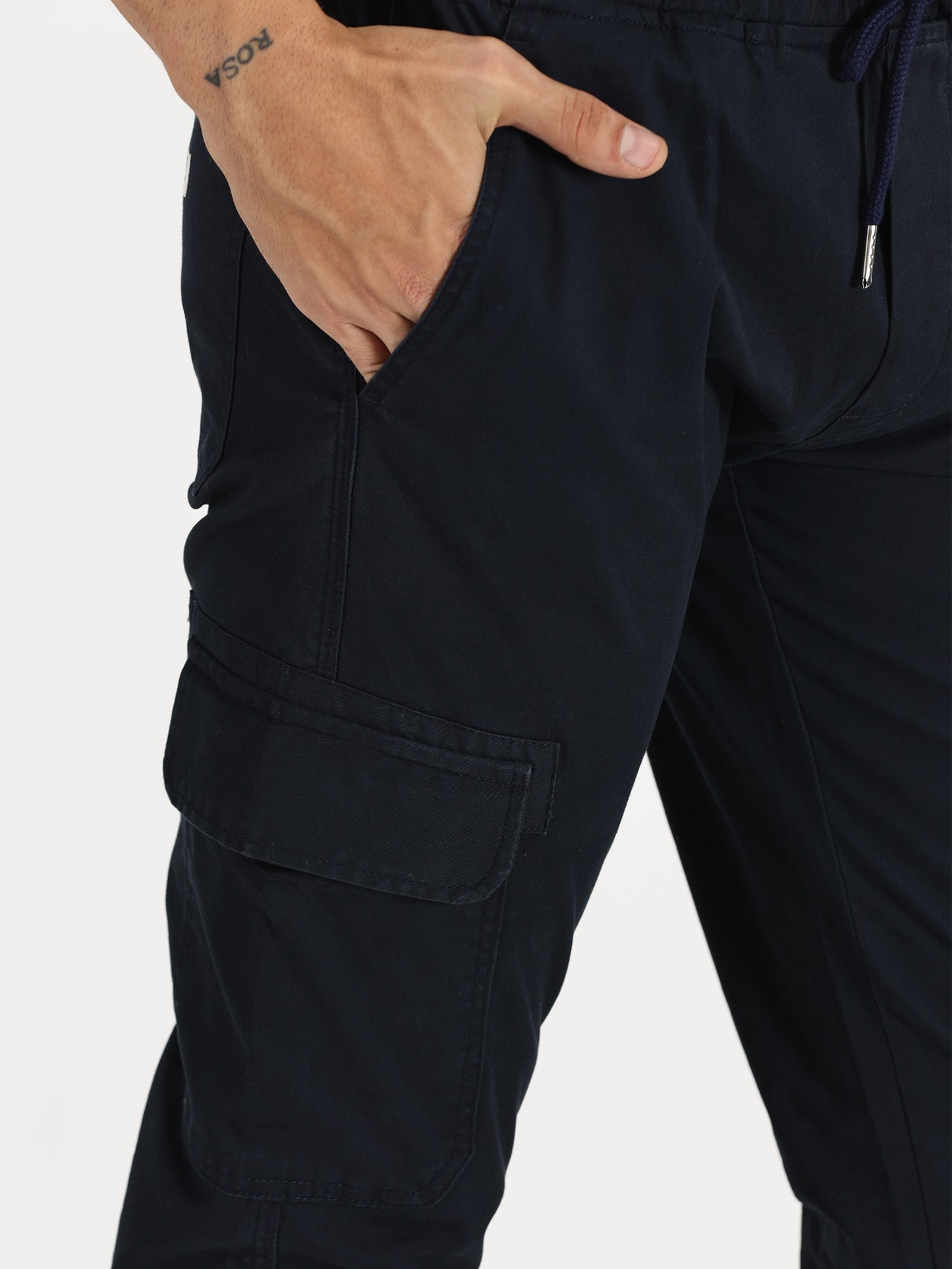 Men's Cargo Joggers - Dark