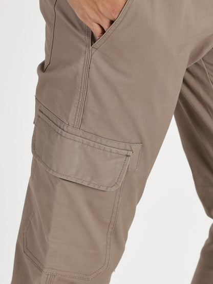 Men's Cargo Joggers - Chocolate